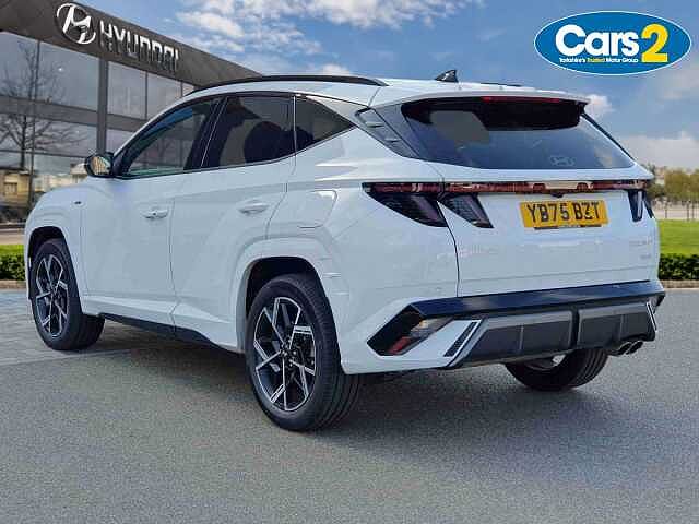 Hyundai TUCSON 1.6T Hybrid N Line 5dr Auto White