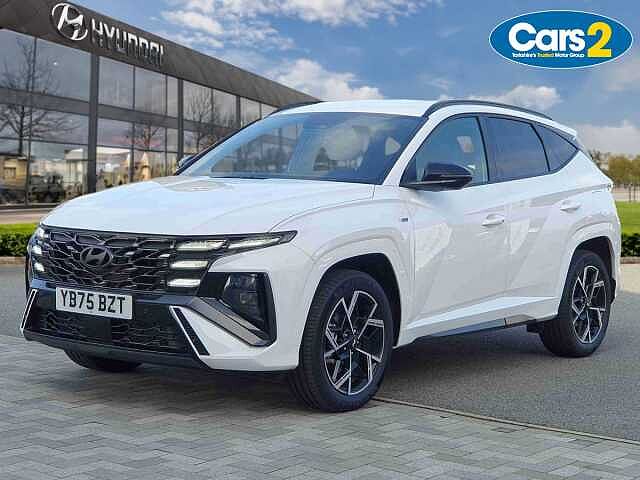 Hyundai TUCSON 1.6T Hybrid N Line 5dr Auto White