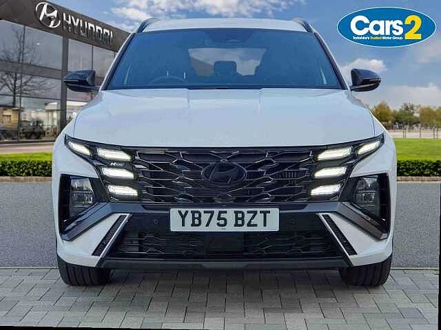 Hyundai TUCSON 1.6T Hybrid N Line 5dr Auto White