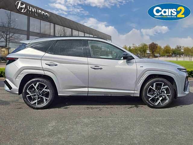 Hyundai TUCSON 1.6T 239 Hybrid N Line 5dr Auto Silver