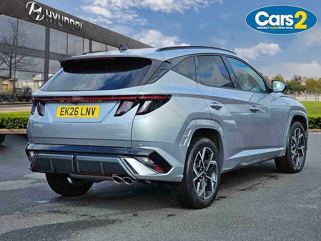Hyundai TUCSON 1.6T 239 Hybrid N Line 5dr Auto Silver