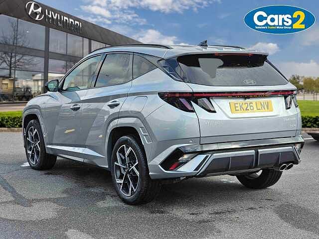 Hyundai TUCSON 1.6T 239 Hybrid N Line 5dr Auto Silver